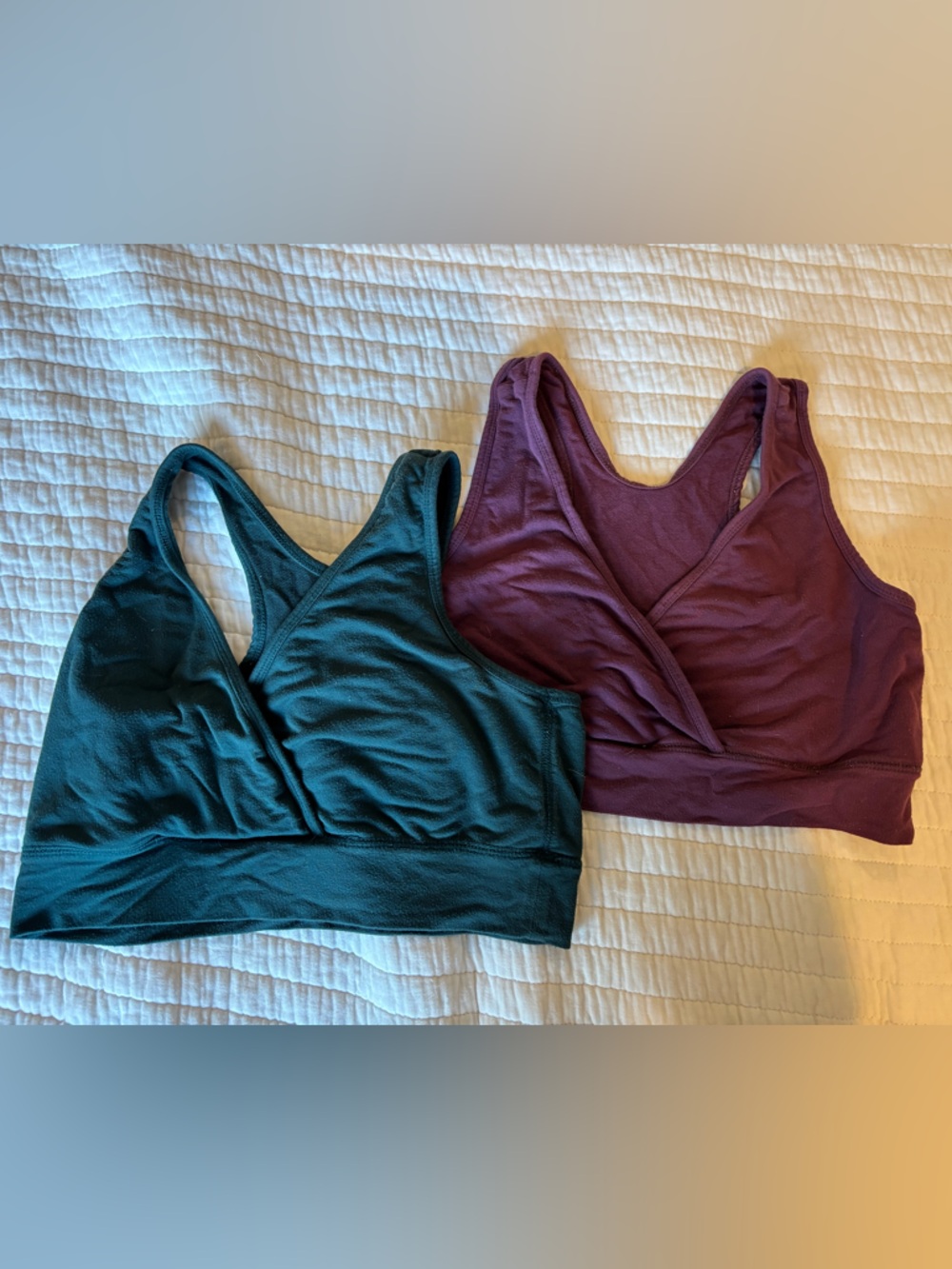 Kindred Bravely Nursing Bralette Set - Deep Teal & Plum
